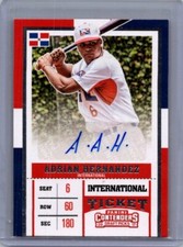 2017 Panini Contenders Draft Picks #7 Adrian Hernandez International Ticket Auto