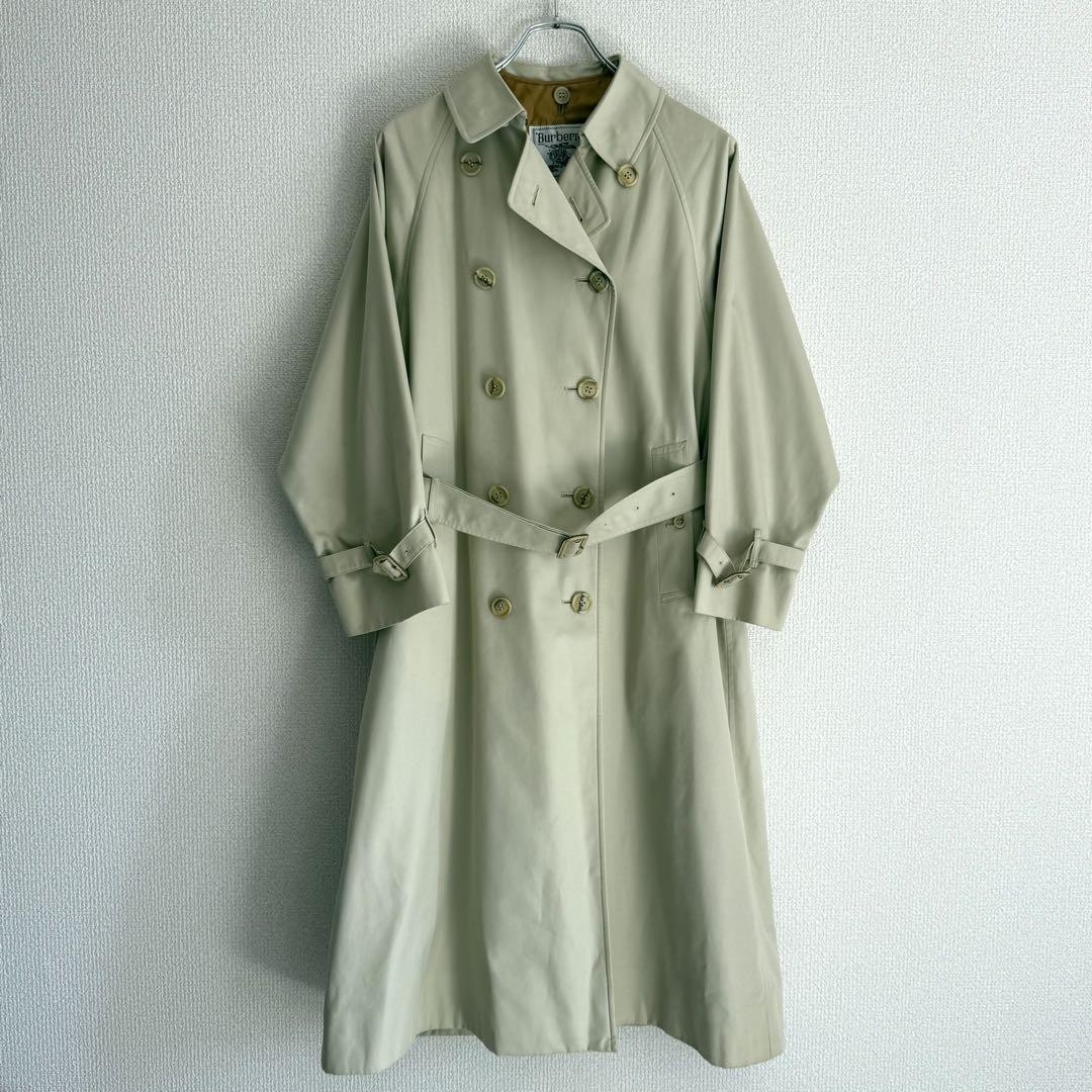 Burberry Single Sleeve Trench Coat With Liner Belt Vintage m2_0806