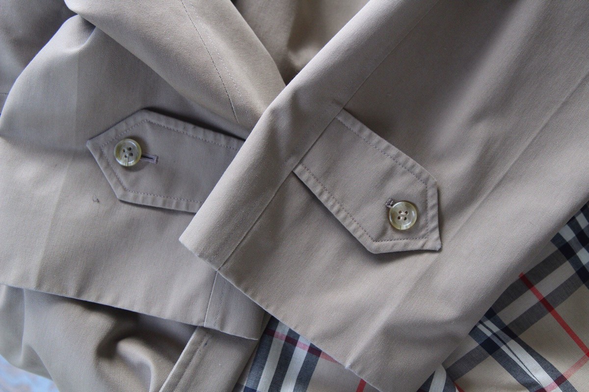 VTG Burberry Prorsum Khaki Brown Nova Check Men's Beige Trench
