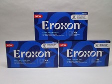 3 Boxes - Eroxon StimGel Fast Acting 4 Single Dose Tubes Per Box Exp 9/2026