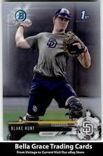 2017 Bowman Draft Blake Hunt #BDC-145 San Diego Padres Chrome Refractor MLB  