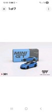 MINI GT Porsche 911 (992) GT3, Shark Blue  1/64, NEW Sealed #381.