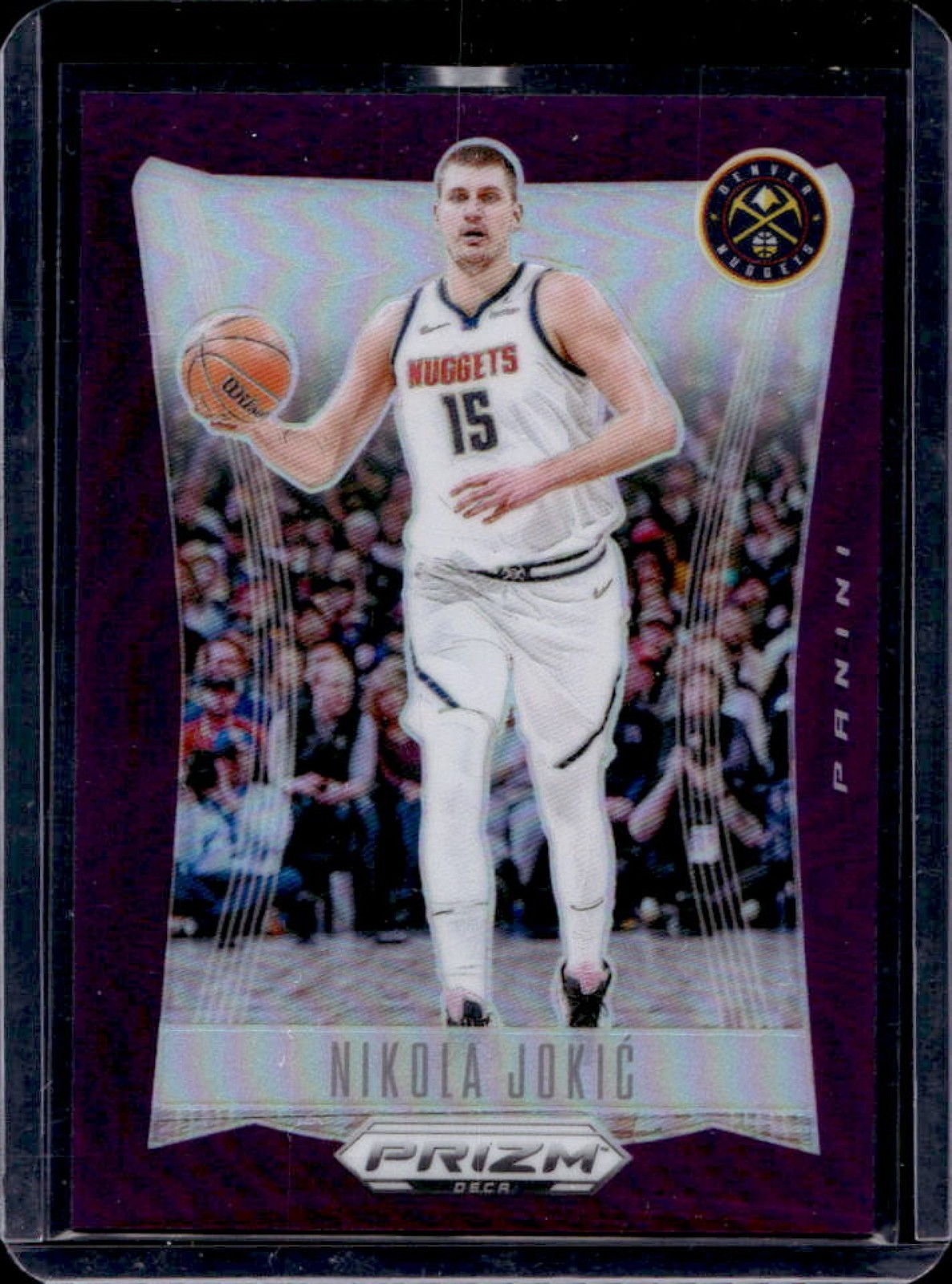2023-24 Prizm Deca Nikola Jokic Purple #56/99 Nuggets