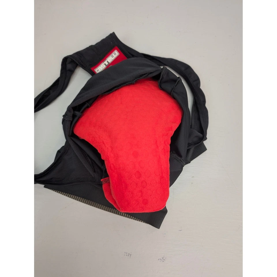 Castelli Cycling Bib Shorts Men's Large Black Road Bike Padded Made in Hungary - Image 4 of 4