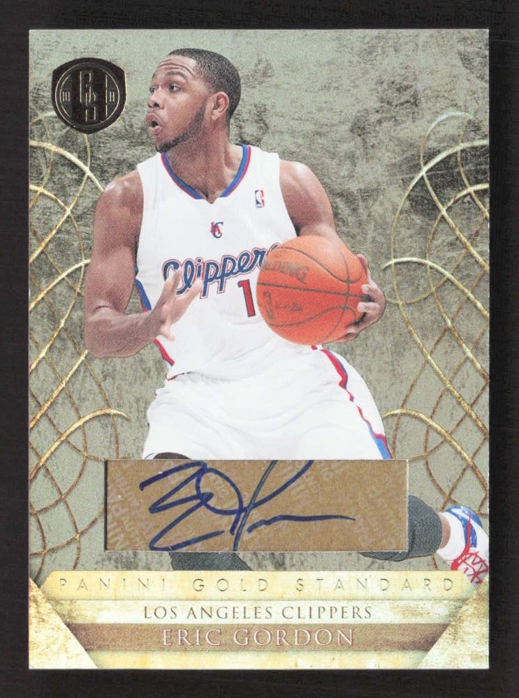 2010-11 Panini Gold Standard Eric Gordon Signatures Auto /299 Clippers TV3066