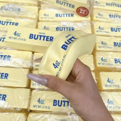   1pc Butter Stick Squishy Fidget Toy Soft Stress Relief ADHD Anxiety Squeeze  *