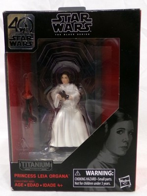 Star Wars Black Series Titanium #04 Princess Leia Organa 3.75'' Figure Hasbro New