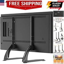 Universal Table Top TV Stand for Most 27 to 55 inch LCD LED Plasma Flat Scree...