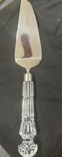 Vintage Waterford Crystal Pie/Cake Server Knife Serrated 11" Stainless Blade