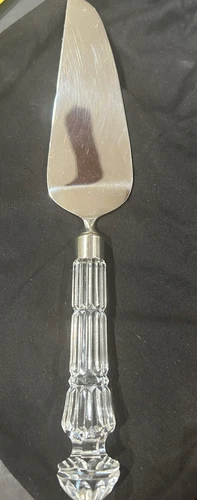 Vintage Waterford Crystal Pie/Cake Server Knife Serrated 11" Stainless Blade