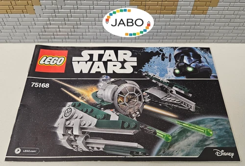 (OK O9/7) Lego Star Wars Instructions 75168 Yoda's Jedi Starfighter