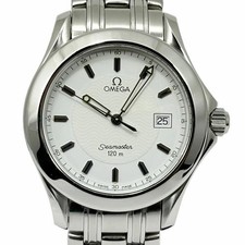 OMEGA 2511.21 Men's Watch Seamaster 120 Stainless Steel White Used Quartz