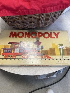 Parker Brothers Monopoly Vintage Board Game Train Edition 2 Players Ages 8+