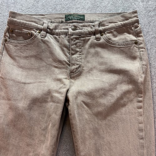 Lauren Ralph Lauren Women's Sz 10P Gray Denim Heritage Jeans - Picture 3 of 9