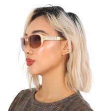 Guess Factory Grey Gradient Square Ladies Sunglasses GF0395 57B 60