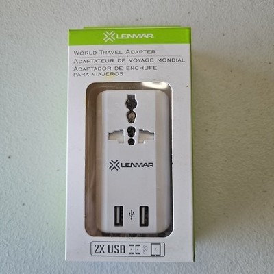 NIB Lenmar Ultra-Compact All-in-One World Travel Adapter