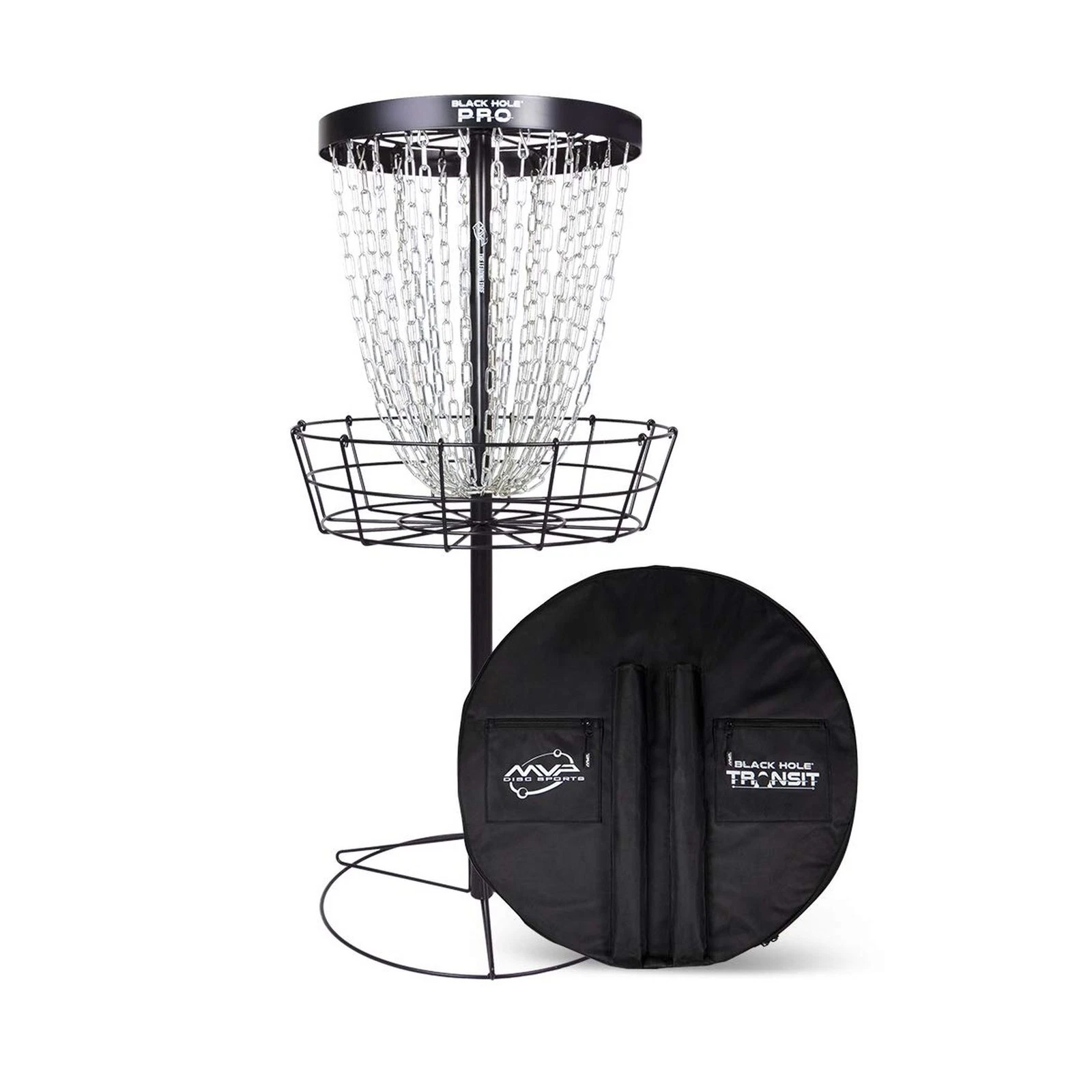 MVP Disc Sports Black Hole Macro Mini Disc Golf Basket - Thumbnail 5