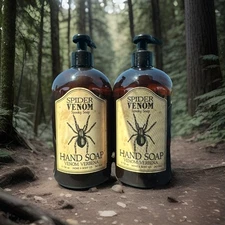 2 PACK~🕷️SPIDER VENOM🕷️SPOOKY HAND SOAP~ VENOM VERBENA ~HOME & BODY CO 24.5OZ
