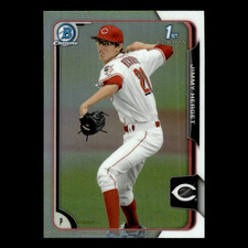 Jimmy Herget #30 2015 Bowman Chrome Draft Refractor Cincinnati Reds Baseball MLB