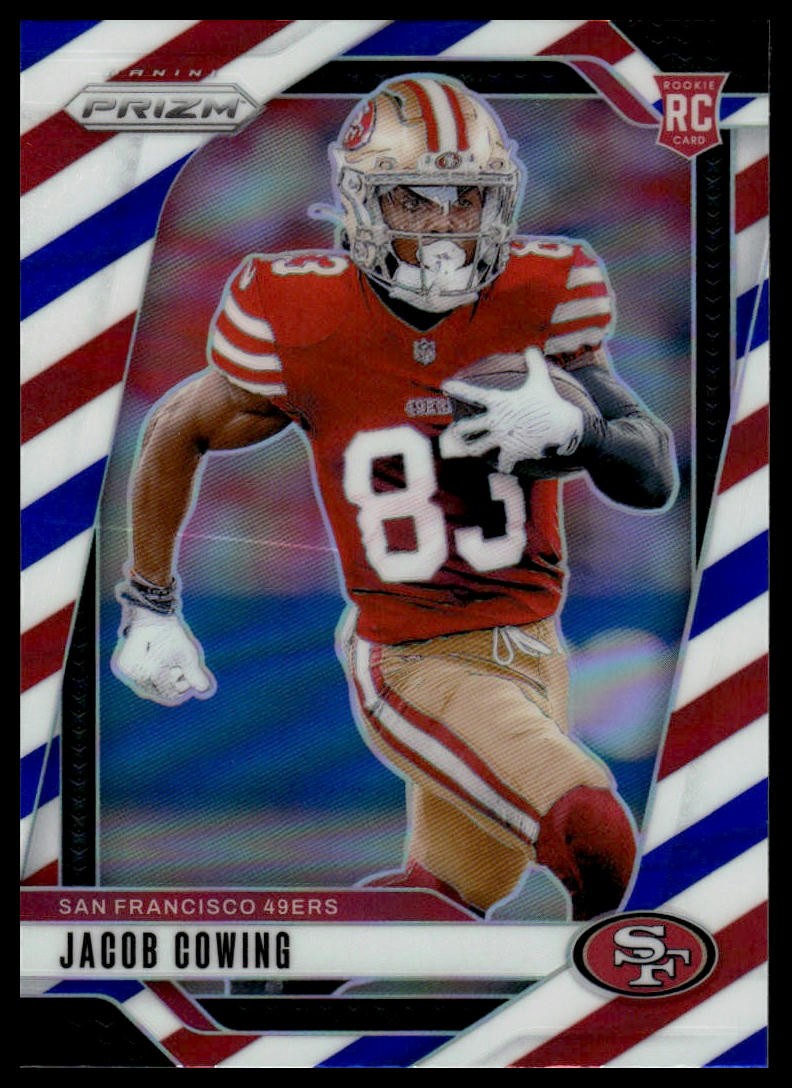 Jacob Cowing Panini Prizm #335 Red/White/Blue