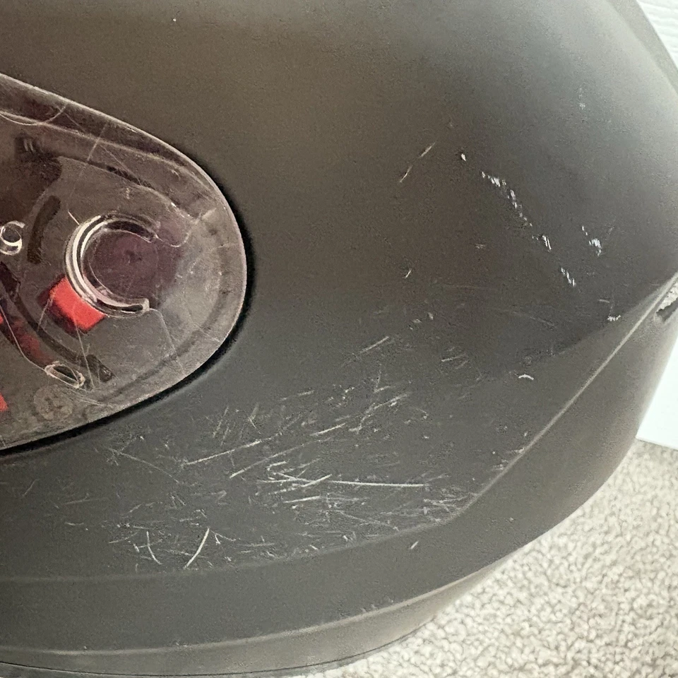 Casco de motocicleta ZOX Galaxy cara completa - negro mate - talla L Foto 4 de 4