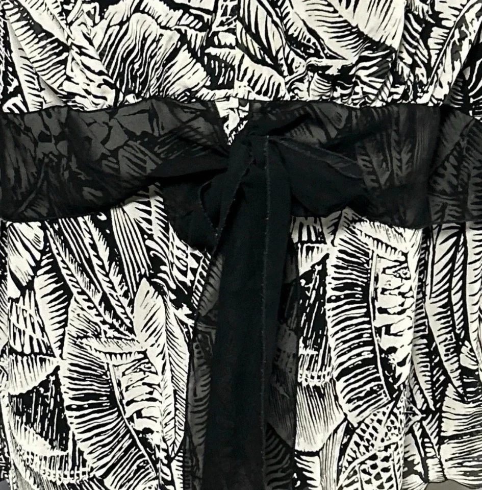 Jonathan Martin Mujer 3X Top Cuello en V Profundo Corbata Cintura Faja Sin Mangas Forrado Foto 3 de 4