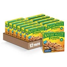 Nature Valley Protein Granola Bars Blueberry Nut Chewy Snack Bars 5 Bars 7.1 ...