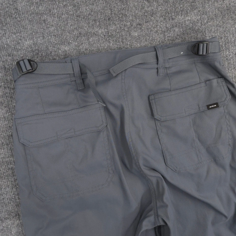Pantalones cargo PrAna elásticos Zion para mujer 12 azul Thundercloud rendimiento al aire libre Foto 4 de 4