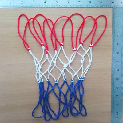 Small Replacement Net for Mini Basketball Hoop Fits 8 Loops, 8''-10.25'' Rims, ...