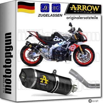 ARROW AUSPUFF OP RT SCHWARZ C APRILIA TUONO V4 1100 RR FACTORY 2017 17 2018 18