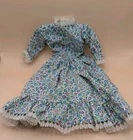Vintage Barbie Clone Prairie Dress - Floral & Lace