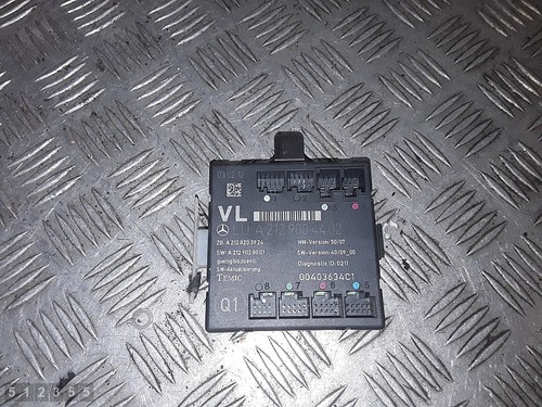 2012 MERCEDES E W212 STEUERGERAT LINKS RHD TüRSTEUERGERäT/MODUL VORNE A2129004