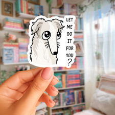 Cute Dog Sticker, Funny Animal Sticker, Cute Pet Sticker, Laptop Sticker