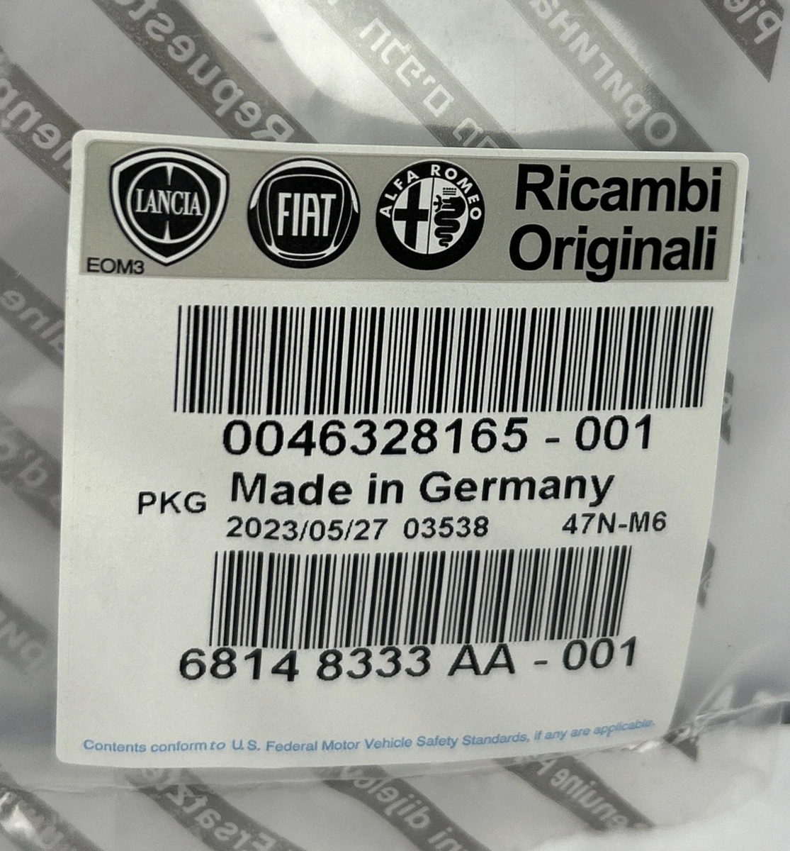 OEM Mopar 68148333AA Fuel Injector O Ring foto 2