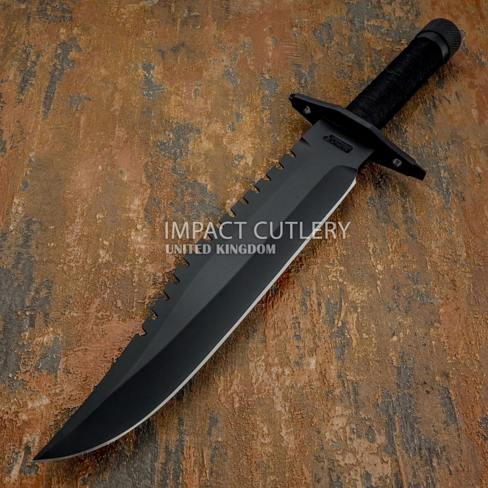 Model # 5635 Impact Cutlery Custom Handmade Rambo Bowie Knife  | D2 Steel - Image 4 of 4