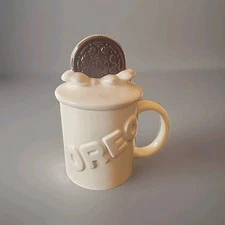 Vintage Copco Embossed Oreo Cookie & Milk Mug/Cup by TM and Nabisco