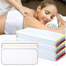 Newwiee 12 Pcs Castor Oil Pack Wrap Organic Cotton Flannel Reusable Washable Fla