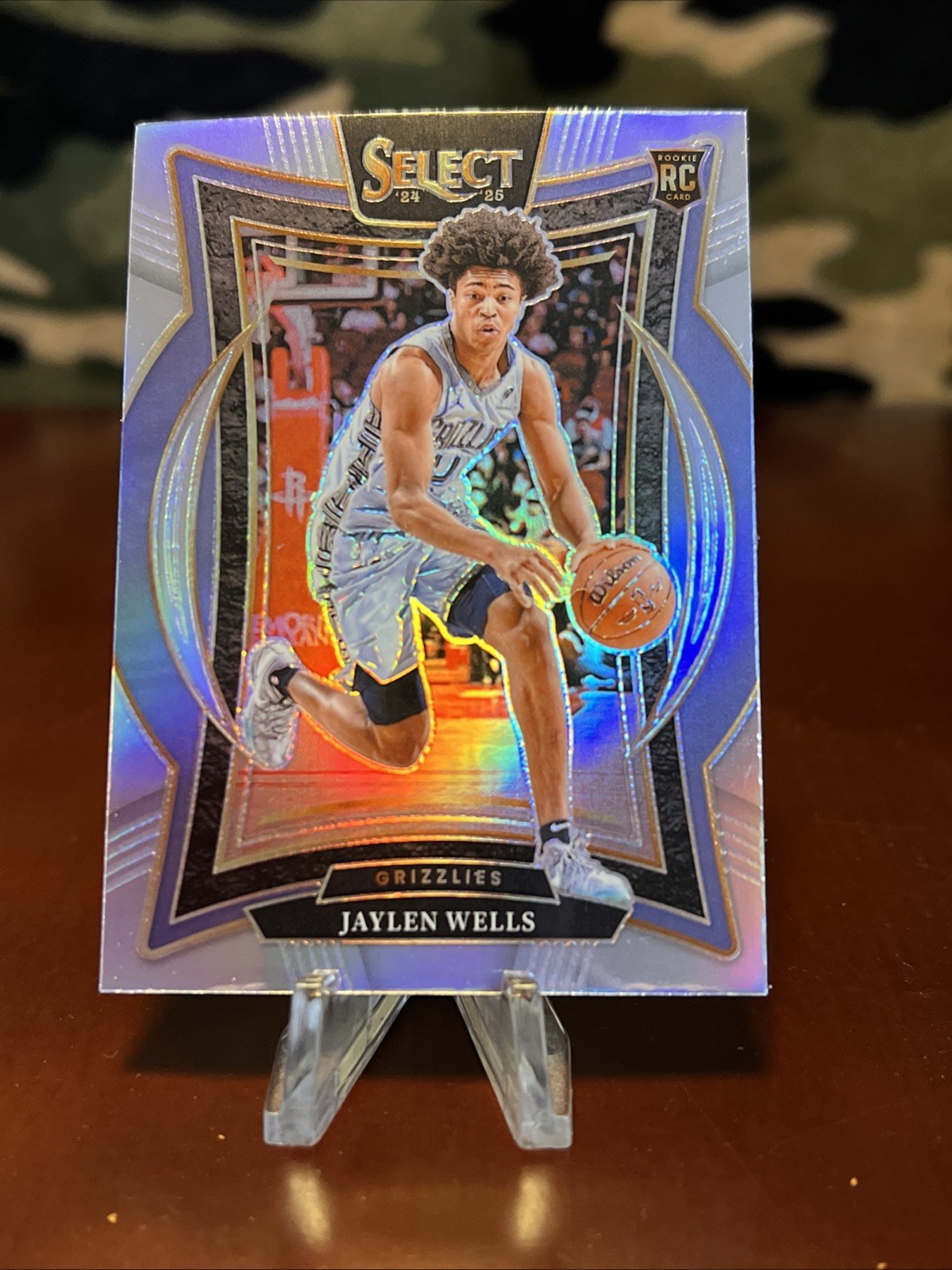 2024-25 Panini Select Concourse Jaylen Wells #79 Silver Prizm (RC) Grizzlies