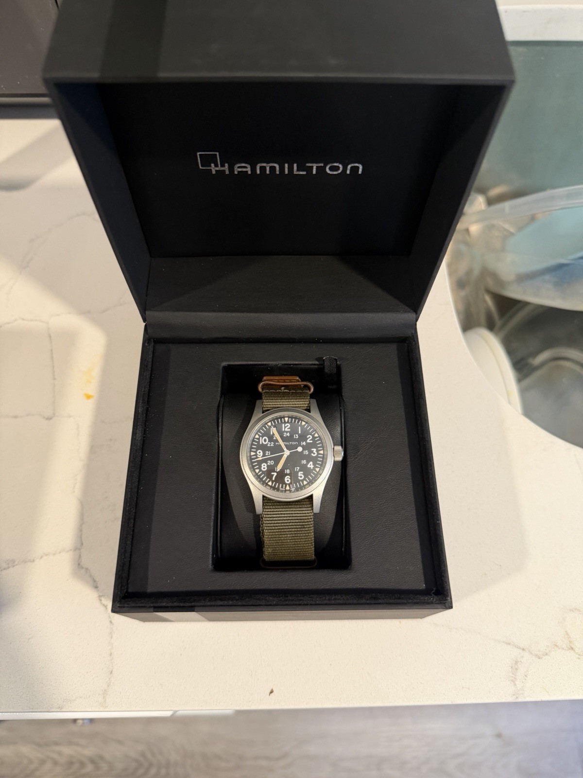 Hamilton Khaki Field Mechanical 38mm Black Dial Men's Watch H69439931