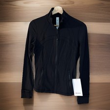 Lululemon Women s Define Jacket Nulu In Black Size 6 Full Zip NEW WT