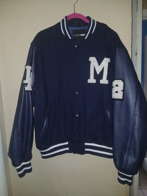 Fashion Nova Class President Varsity Jacket - Navy Women Small