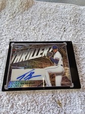 2022 Leaf Metal Baseball Taj Bradley Thriller 1/1 Pre Production Proof Snakeskin