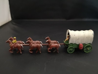 T152-MATCHBOX LESNEY MOKO COVERED WAGON AND HORSES.**RED BARRELS** | eBay
