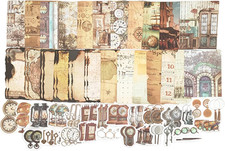 100PCS Vintage Journaling Scrapbooking Supplies Ephemera Pack for Journals Plann