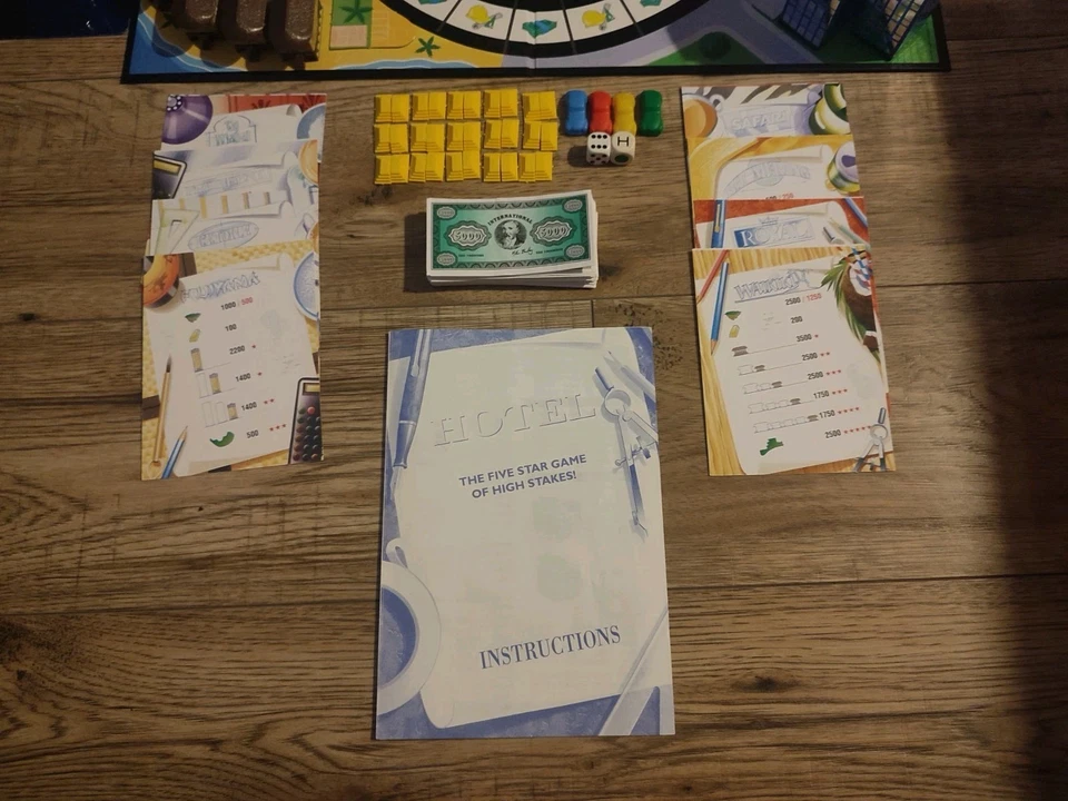 MB Games Hotel Board Game - Complete Milton Bradley  - Image 4 of 4