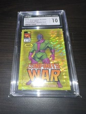 CGC 10 2024 MARVEL MASTERPIECES '92 PLATINUM SEISMIC GOLD 15/92 KANG #44-V POP 1
