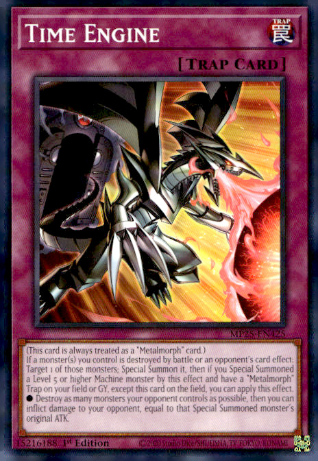 Yu-Gi-Oh! TCG 2025 Mega-Pack Tin Time Engine MP25-EN425