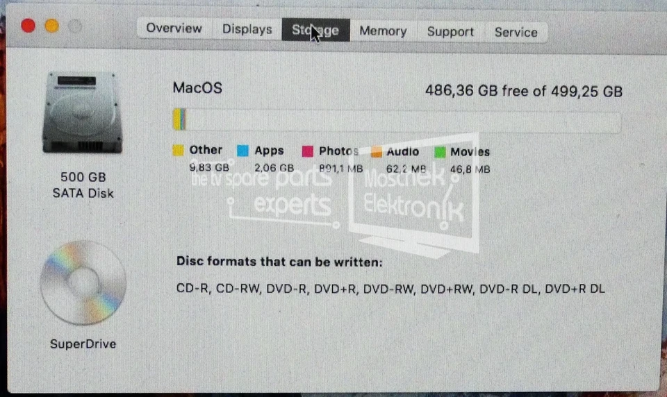 Apple MacBook Pro A1278 13,3" Intel Core 2 Duo 4GB RAM 500GB HDD DVD Nvidia 320M - Bild 4 von 4