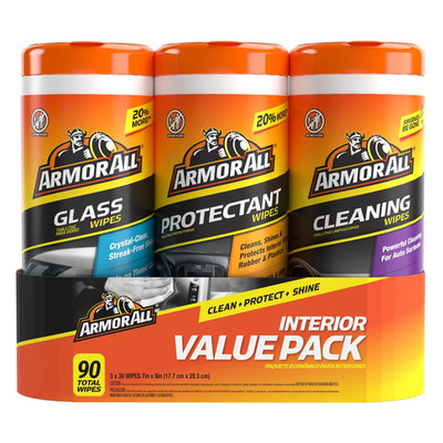 Armor All Car Interior Value Pack, 90 Count, Includes 90 Count (Pack of 1) 