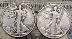 1935-S and 1936-S Walking Liberty Half Dollars